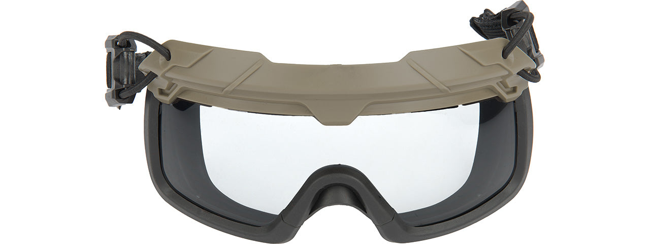 Lancer Tactical Helmet Safety Goggles [Clear Lens]