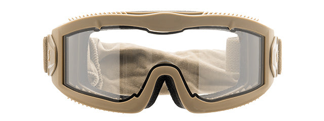 LANCER - Aero Goggle PROTECTIVE AIRSOFT GOGGLES (CLEAR LENS)