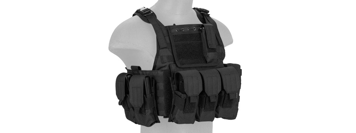 LANCER TACTICAL - Chaleco táctico de asalto de nailon