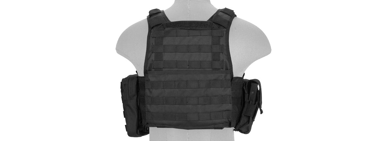 LANCER TACTICAL - Chaleco táctico de asalto de nailon