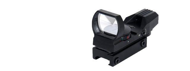 LANCER TACTICAL - Red & Green Dot Panorama Reflex Sight - 4 Reticles