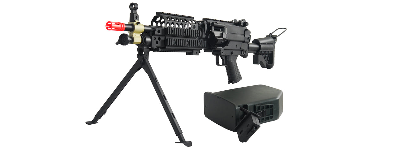 M249 MK46 SPW FULL METAL AIRSOFT MACHINE GUN