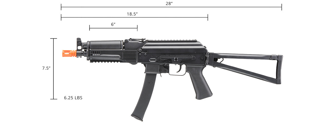 Kalashnikov USA Licensed KR-9 SBR Airsoft AEG Rifle