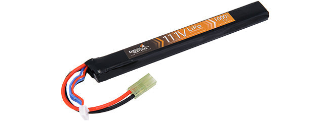 Lancer Tactical 11.1v 1000mAh Stick Lipo Battery