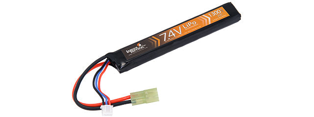 Lancer Tactical 7.4v 1300mAh 20C Stick Lipo Battery