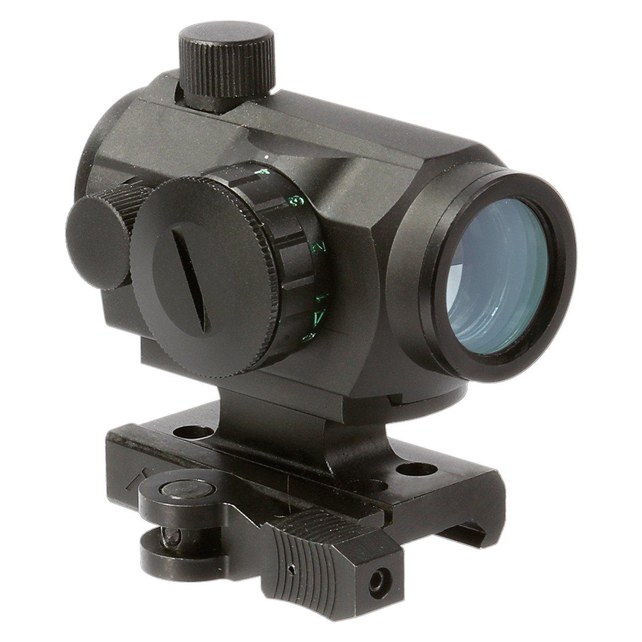 Aim Sports - 1X20 Dual Illuminated Micro Dot W/QD Lower 1/3 Co-Witness Riser