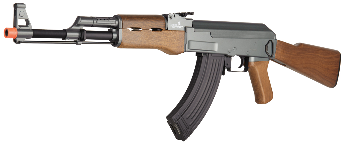 LANCER TACTICAL - Fusil AK-47 AEG LT-728 (MADERA IMITADA)