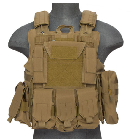 Nylon Tactical Vest (Tan)