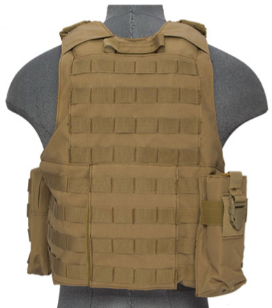 Nylon Tactical Vest (Tan)