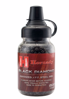 HORNADY .177 BLACK DIAMOND AIRGUN STEEL BB - 1500 CT - UMAREX AIRGUNS