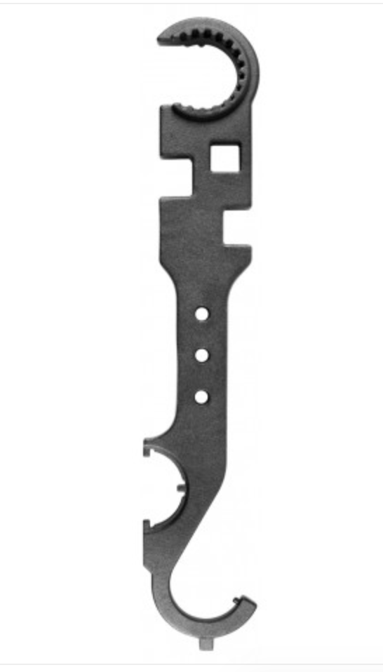BLACK AR15 / M4 / M16 ARMORER'S WRENCH