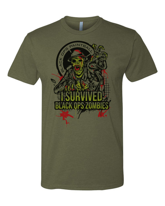 I Survived Black Ops Zombies Shirt