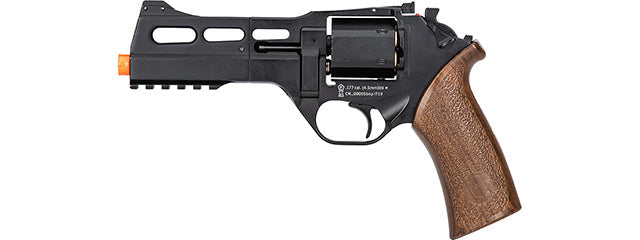 BO MANUFACTURE - CHIAPPA RHINO - Revólver 50DS .357 Pistola Airsoft estilo Magnum (Negro) 
