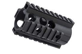 ZCI - Guardamanos de flotación libre de cuatro rieles de aluminio CNC para rifles AEG M4 / M16