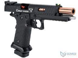 Pistola de entrenamiento Airsoft Combat Master JW3 2011 con licencia EMG STI / TTI