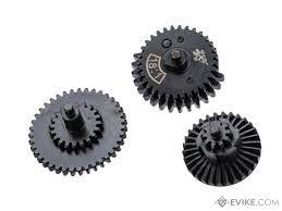 Rocket Airsoft CNC Steel Gear Set for Tokyo Marui Spec Airsoft AEG Gearboxes (Type: 18:1 Standard)
