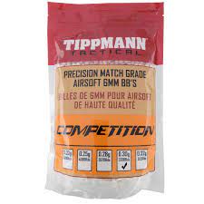 Tippmann Tactical - Airsoft de competición de precisión de grado de competición, bolas de 6 mm, 1 kg 