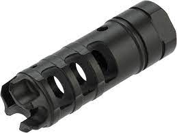 CYMA Cast Steel 3-Port Muzzle Brake / Flash Hider Combo (Thread: 14mm-)