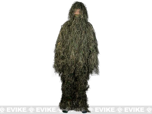 Conjunto de traje Ghillie de ocultación de 3 piezas de cuerpo completo Matrix