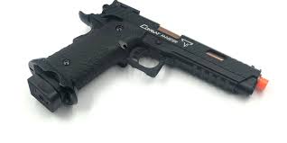 Pistola de entrenamiento Airsoft Combat Master JW3 2011 con licencia EMG STI / TTI