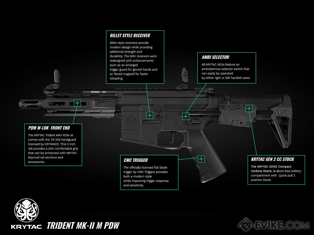 Rifle Krytac Trident MKII PDW-M Airsoft AEG